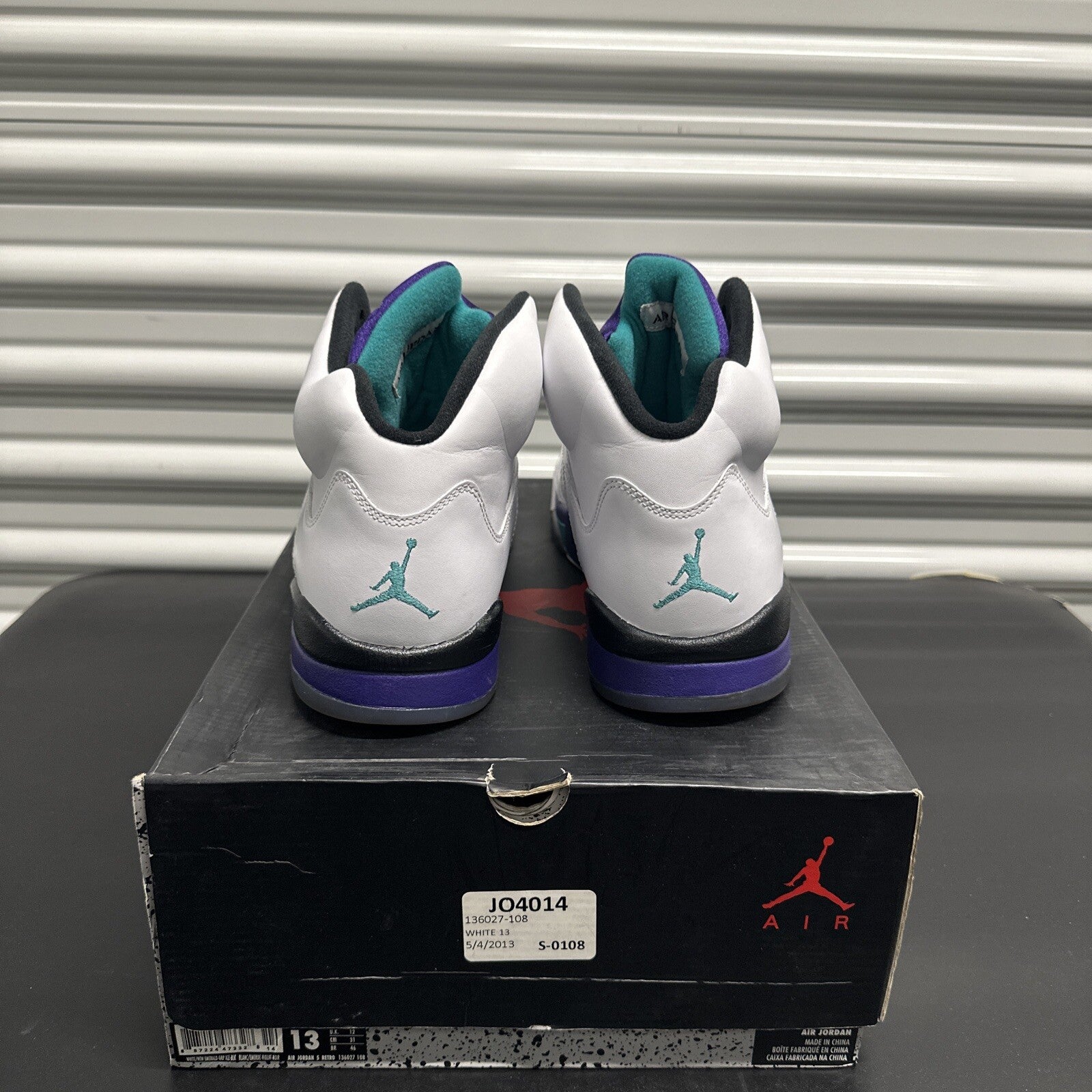 Size 13 - Jordan 5 Retro Grape (2013)