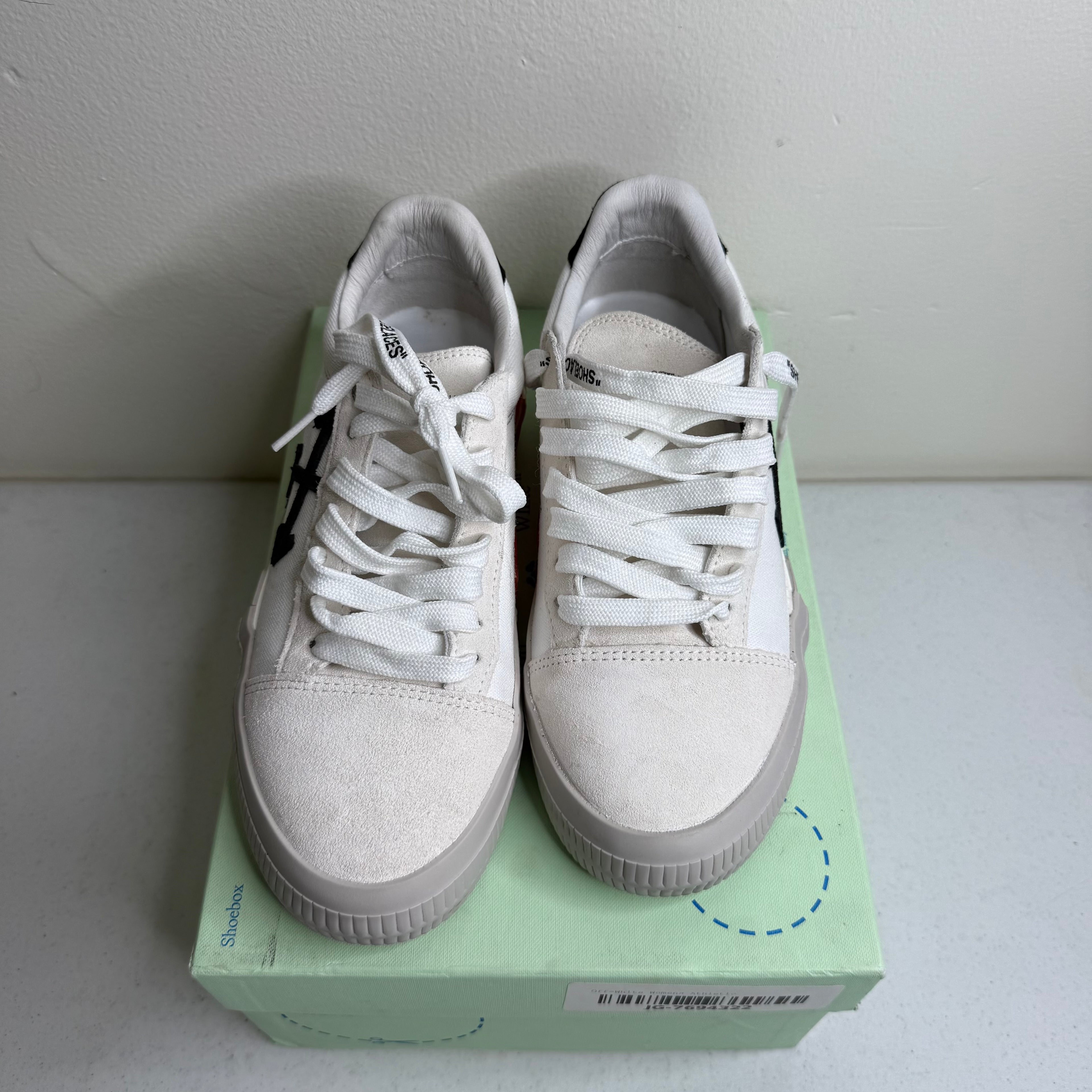 Off White Vulc White Suede