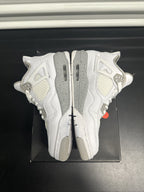 Size 7y - Jordan 4 Retro White Oreo (2021) (GS)