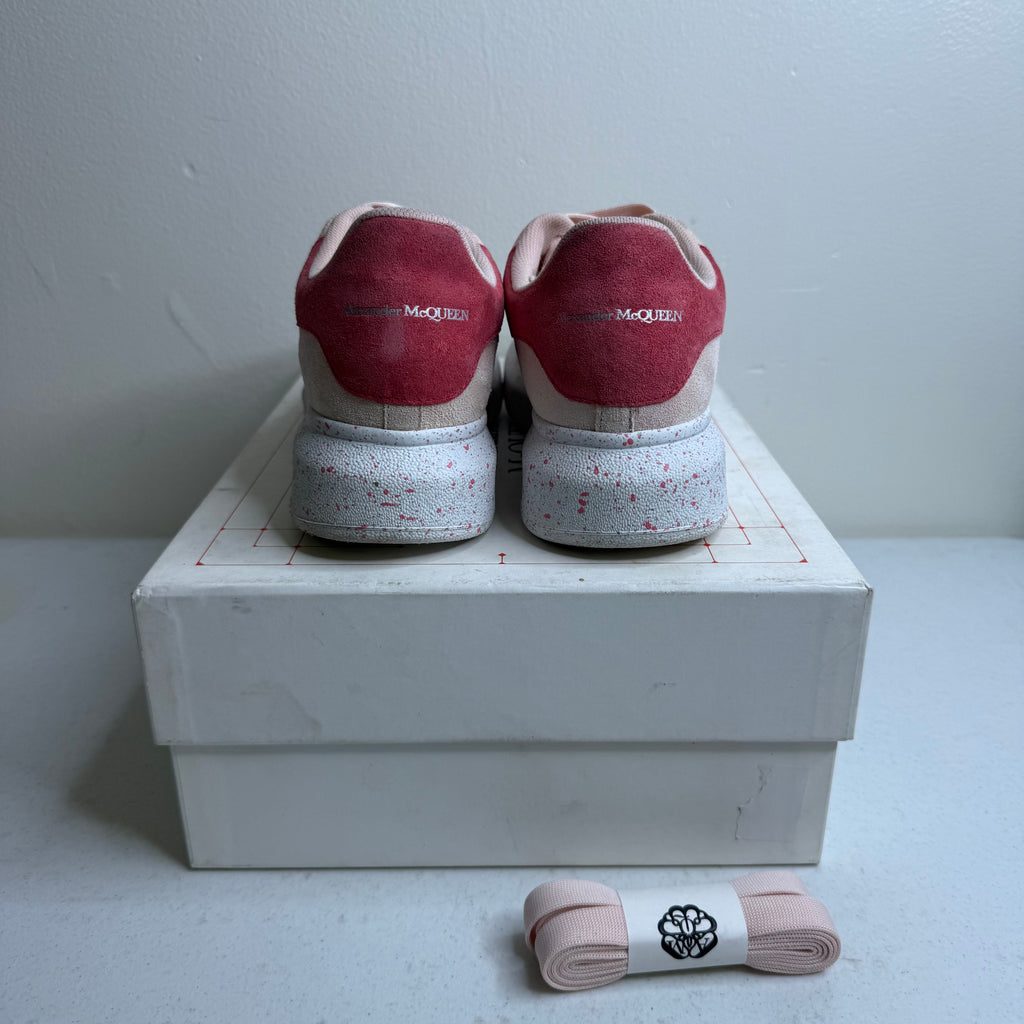 Alexander McQueen Pink Suede Sneaker