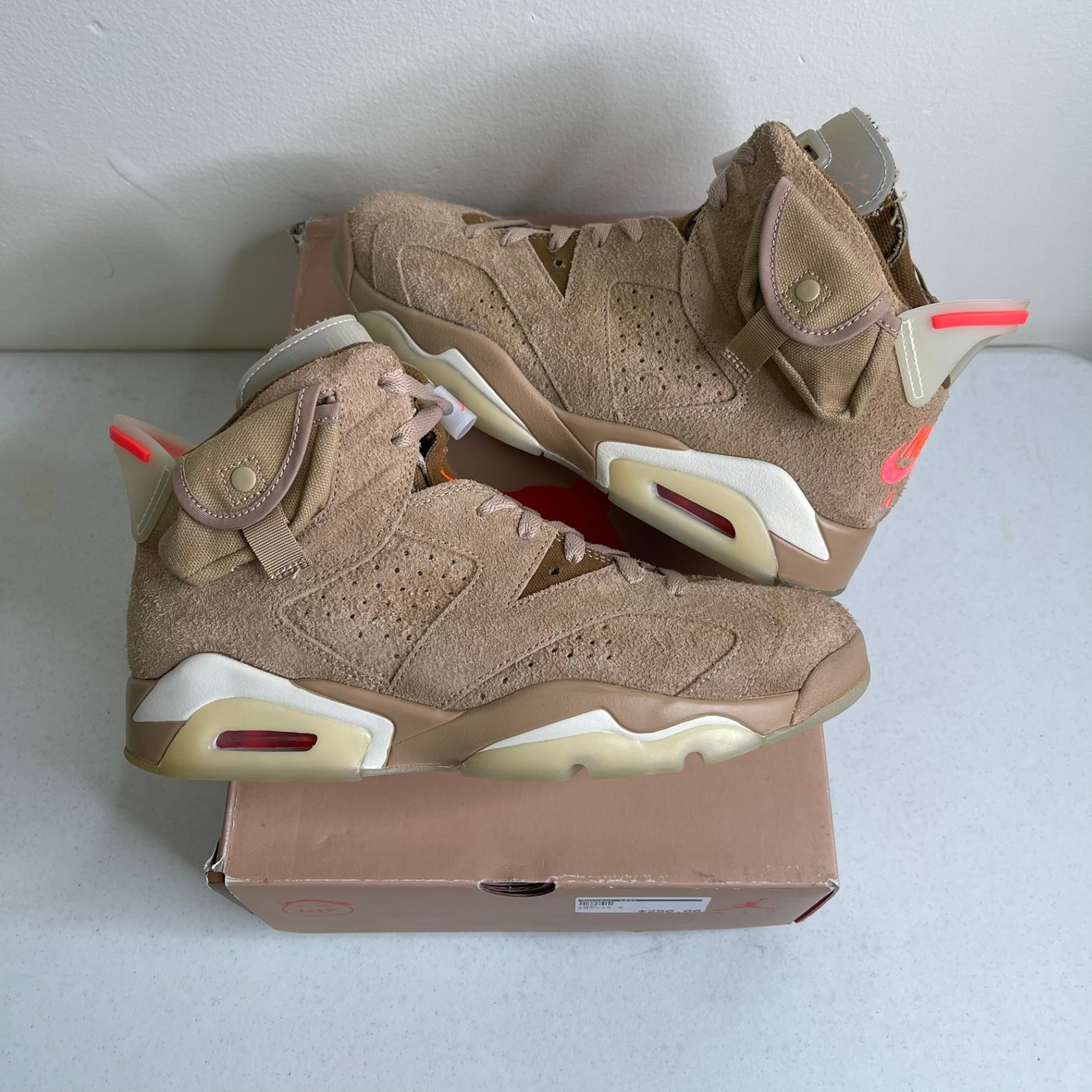 Size 9 - Jordan 6 Retro Travis Scott British Khaki