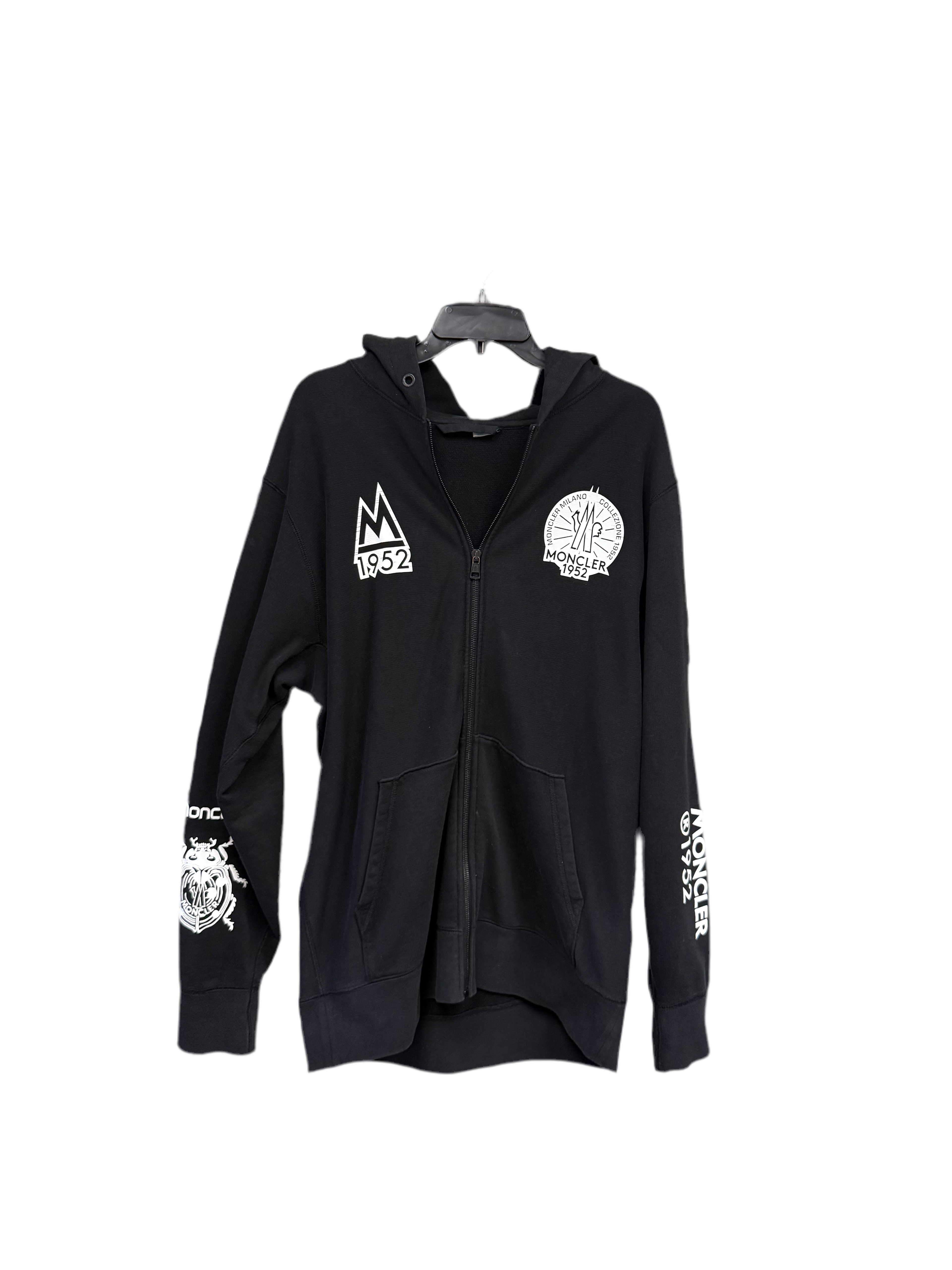 Moncler 1952 Zip up Hoodie Black