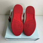 Size 7.5 - Lanvin Curb Sneaker White Red