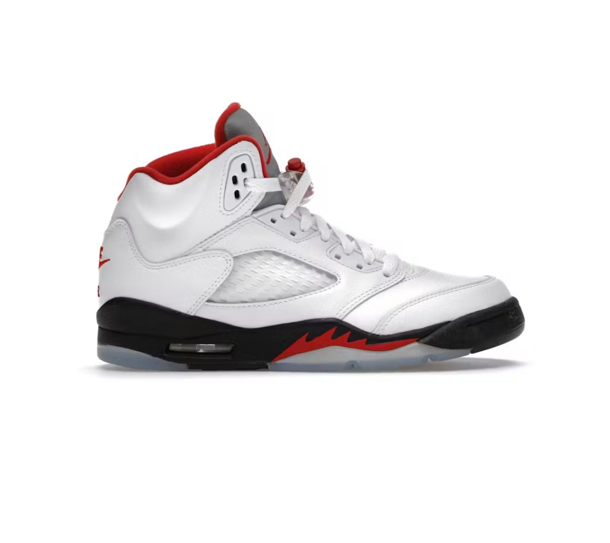 Jordan 5 Fire Red Silver Tongue 2020 (GS)