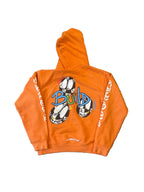 Size Medium - Chrome Hearts Matty Boy Link Orange Hoodie