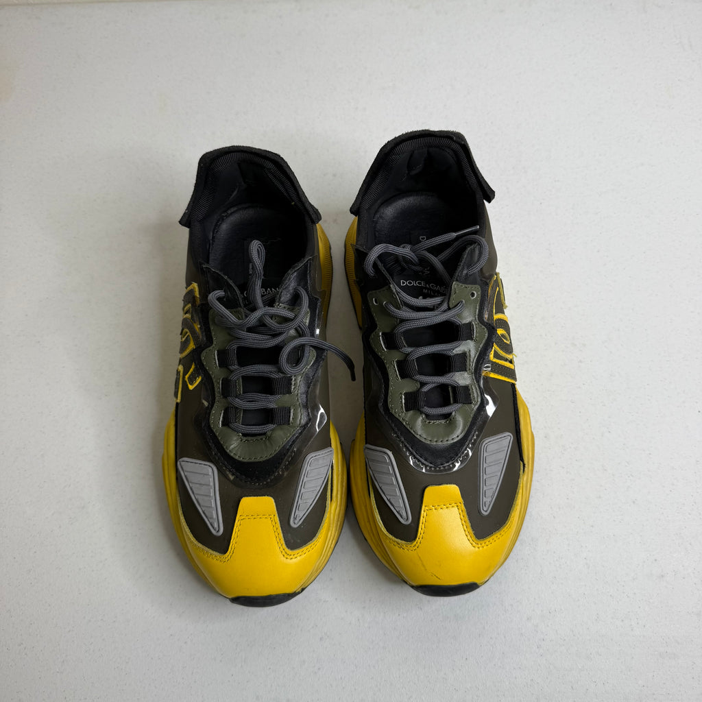 Dolce & Gabbana Black Yellow Sneaker