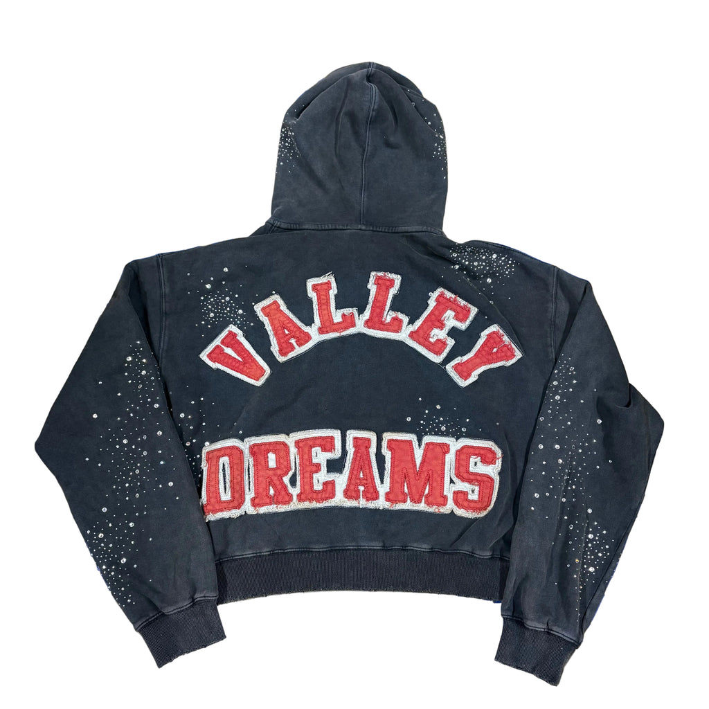 Vale Forever Cluster Zip Up Hoodie Black