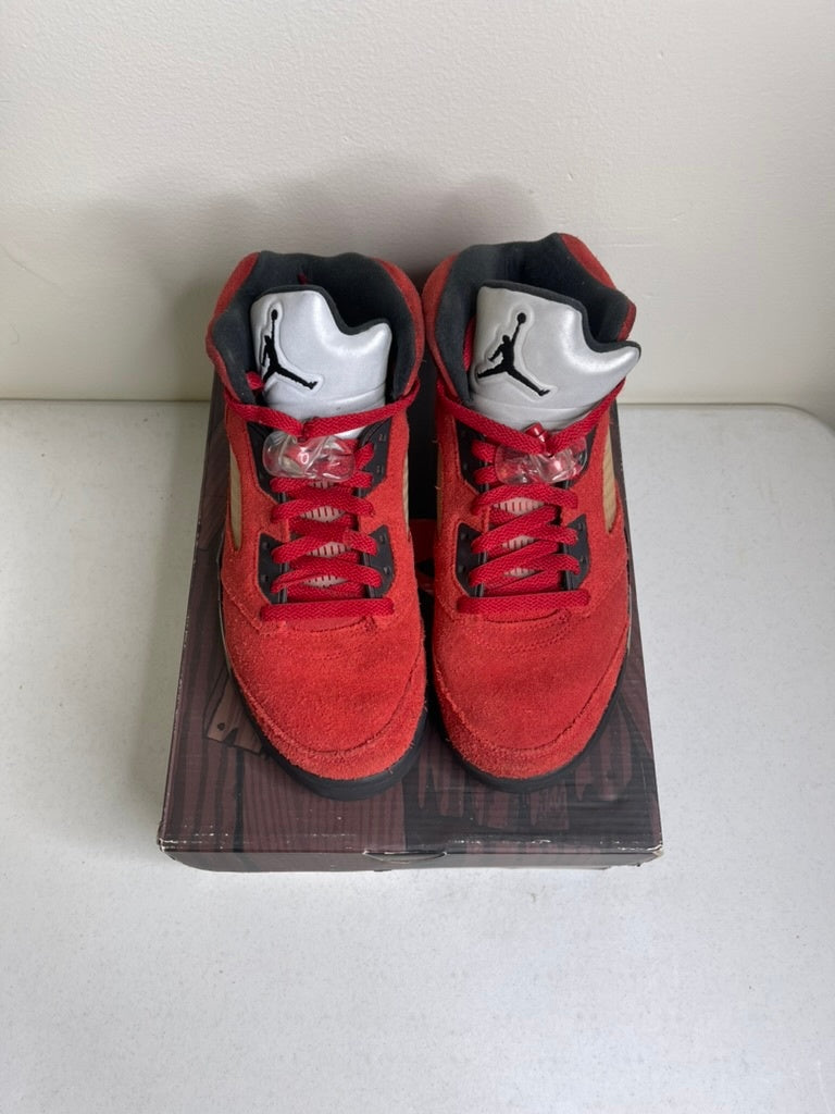 Size 8 - Jordan 5 Retro Raging Bull Red (2021)