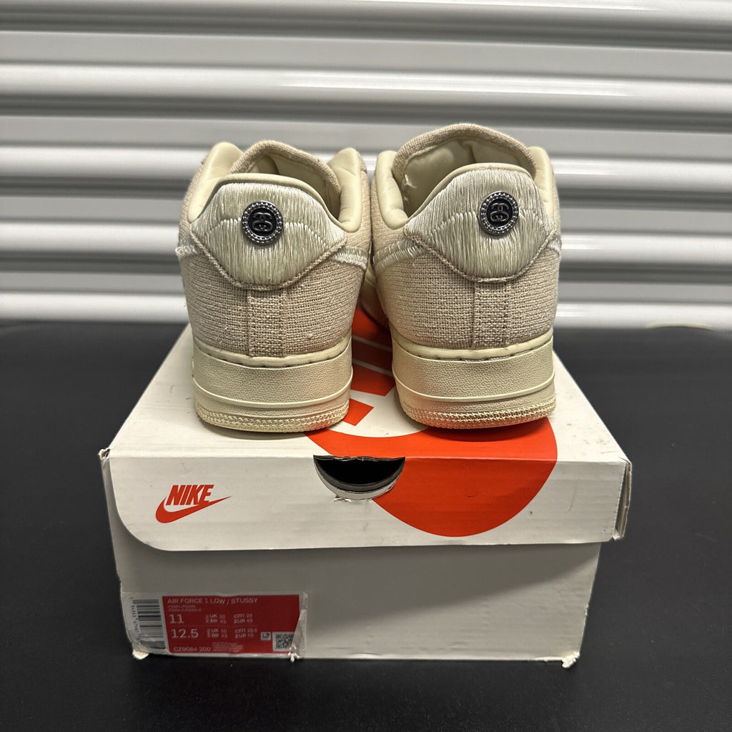 Size 11 - Nike Air Force 1 Low Stussy Fossil