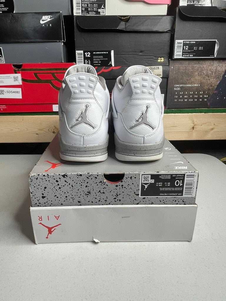 Size 10 - Jordan 4 Retro White Oreo (2021)