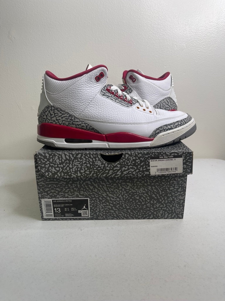Jordan 3 Retro Cardinal Red