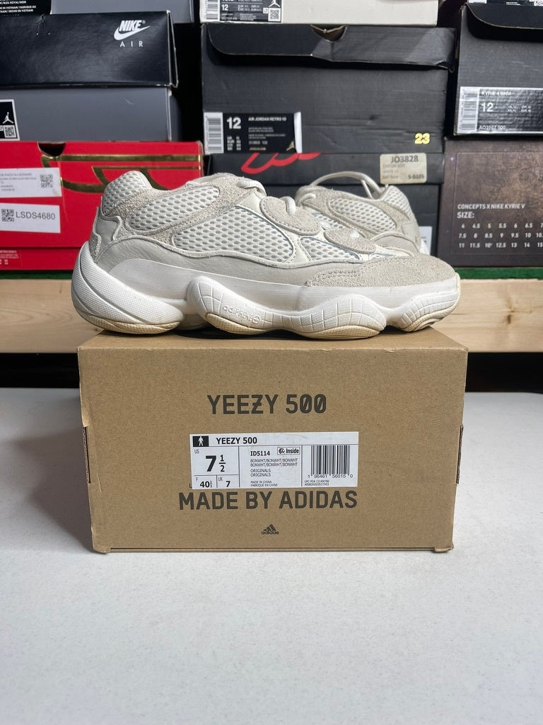 Size 7.5 - adidas Yeezy 500 Bone White (2023)