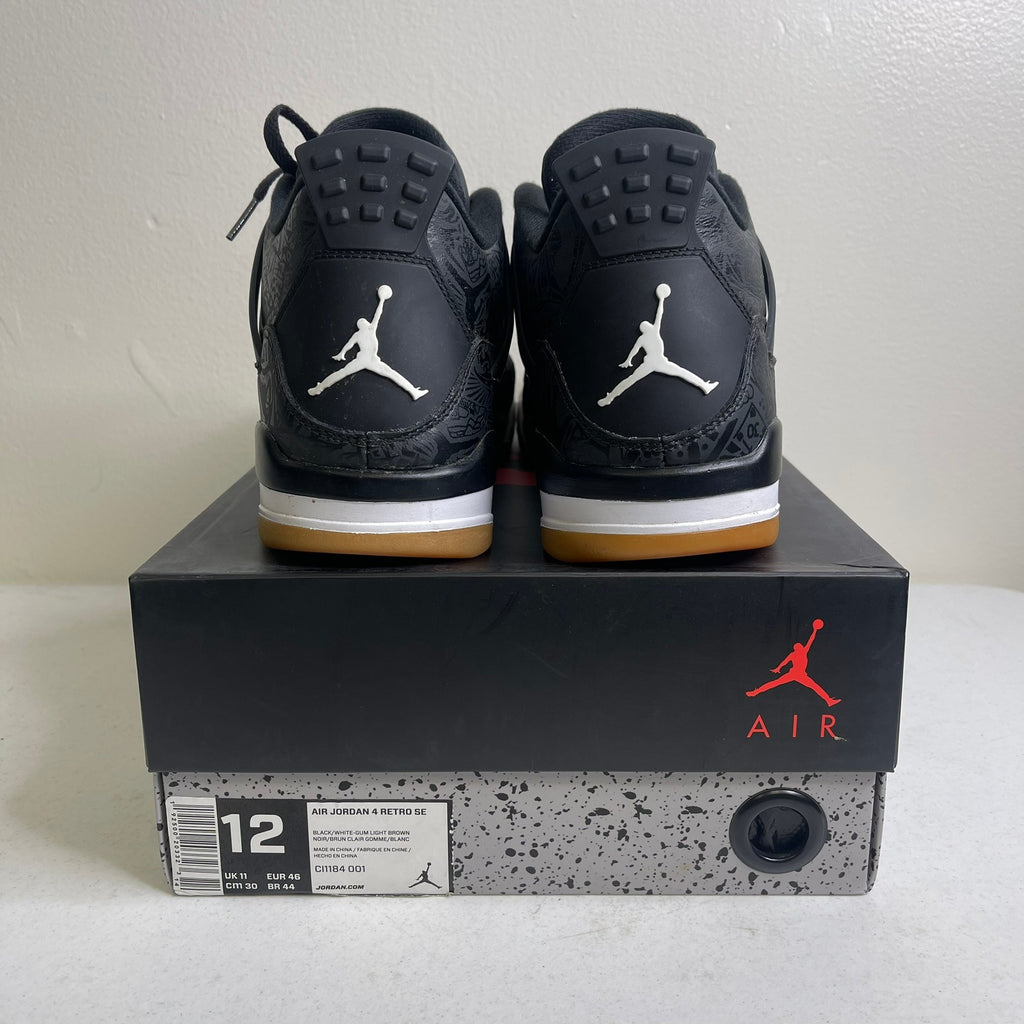 Jordan 4 Retro Laser Black Gum