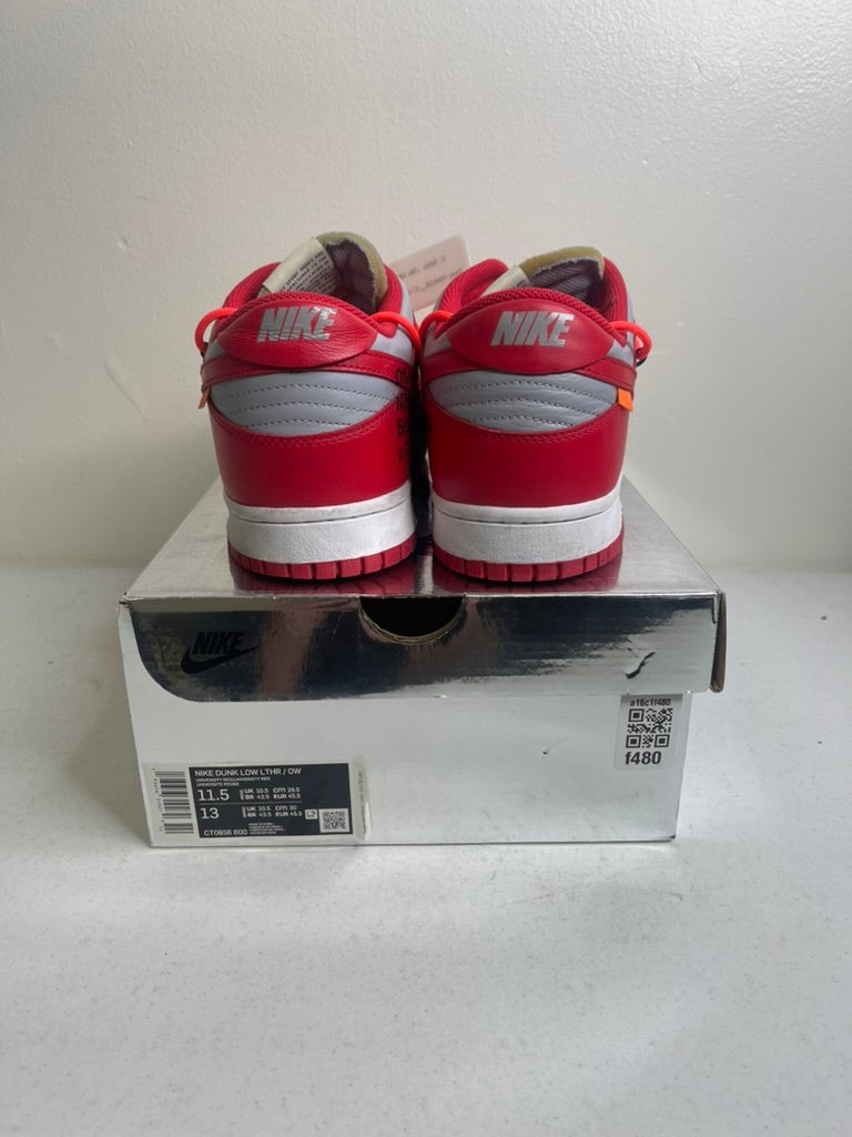 Nike Dunk Low Off-White University Red