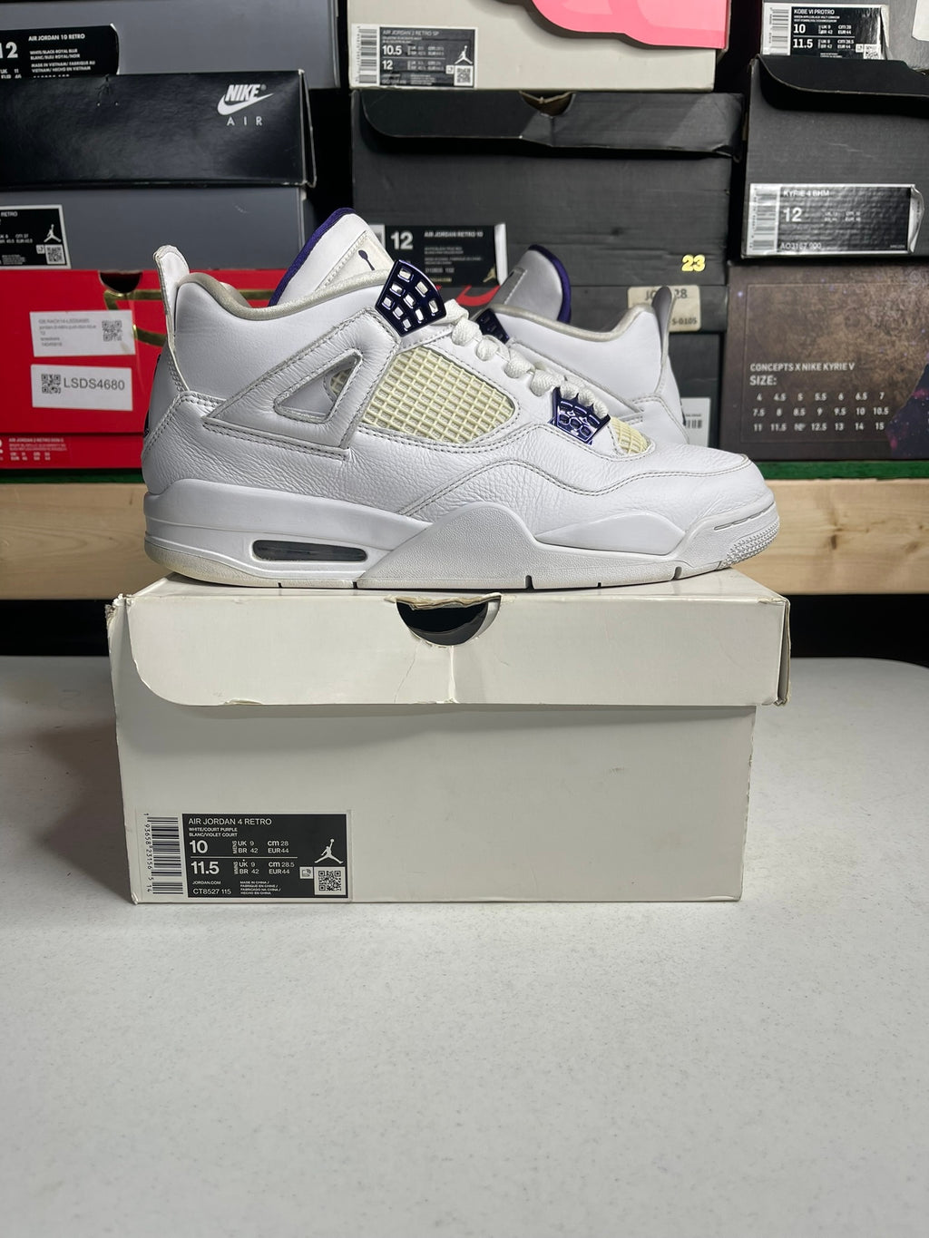 Jordan 4 Retro Metallic Purple