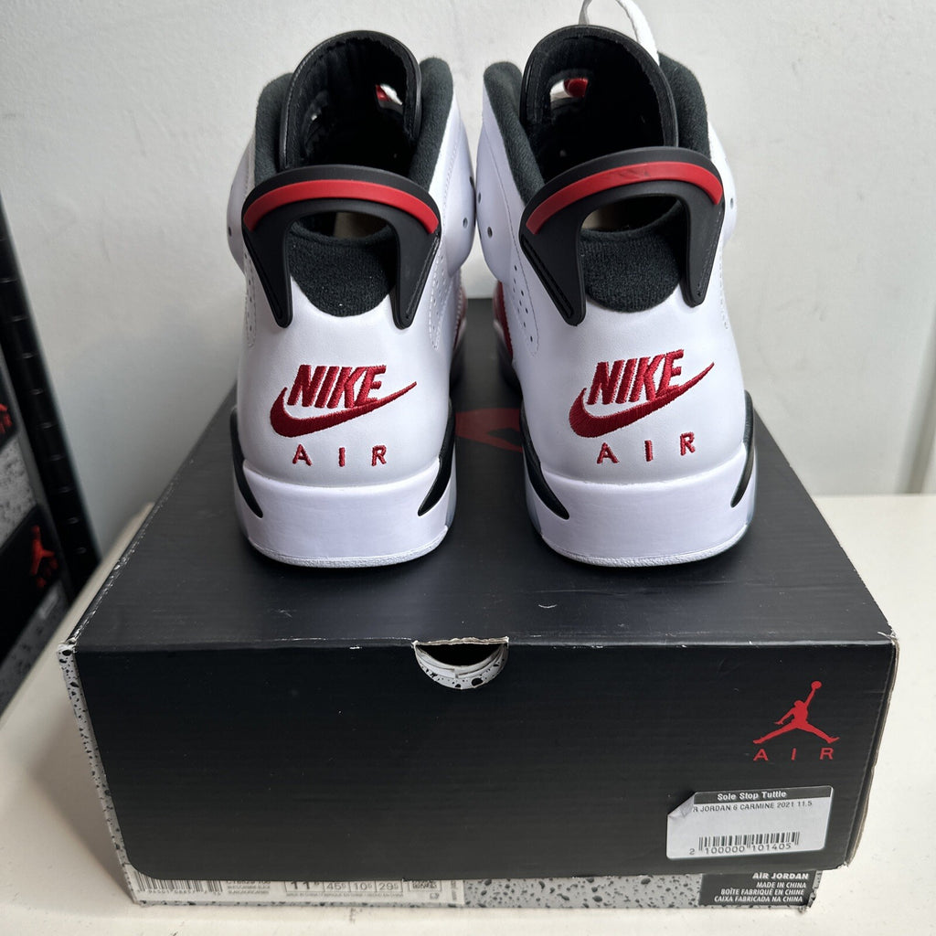 Jordan 6 Retro Carmine Tried On