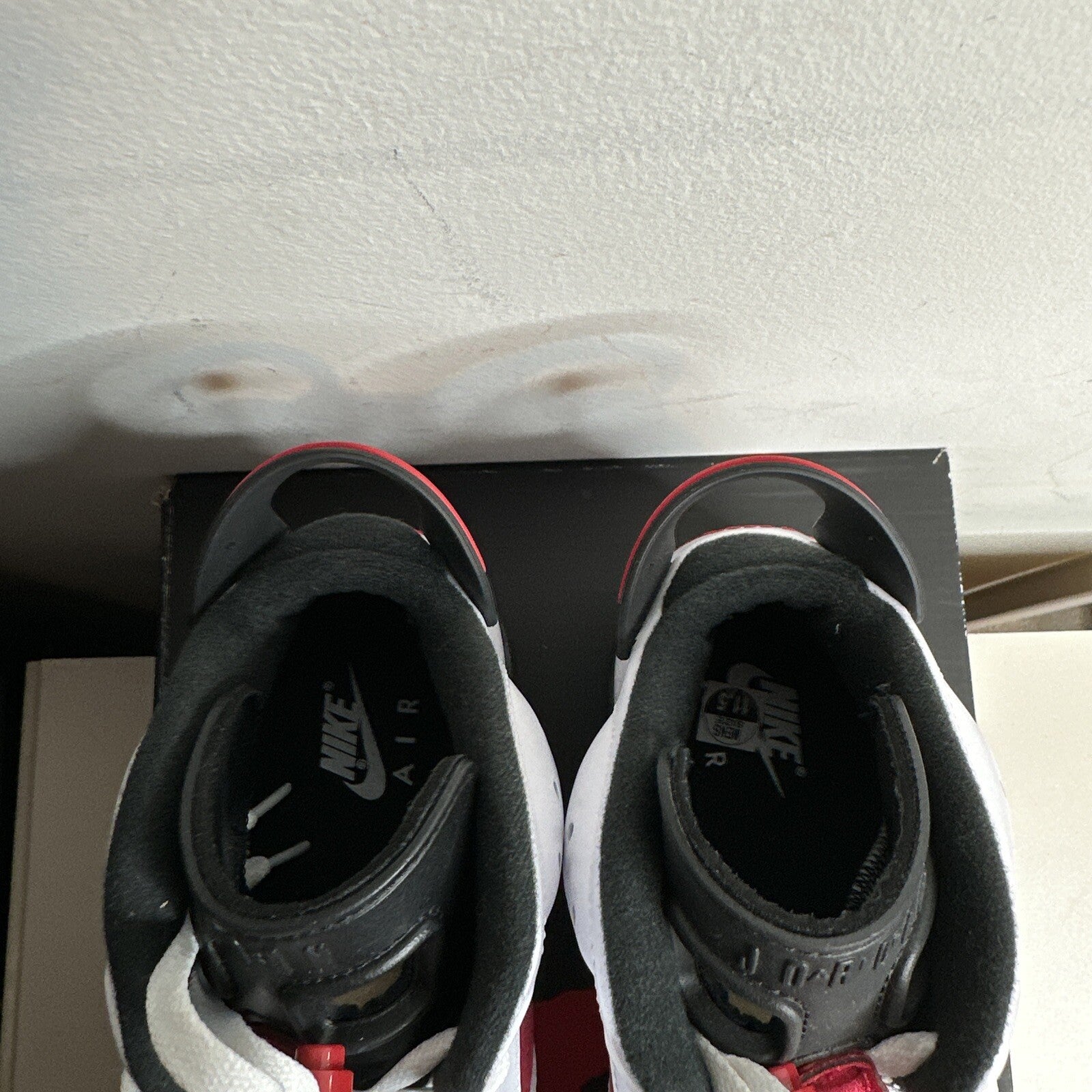 Jordan 6 Retro Carmine Tried On