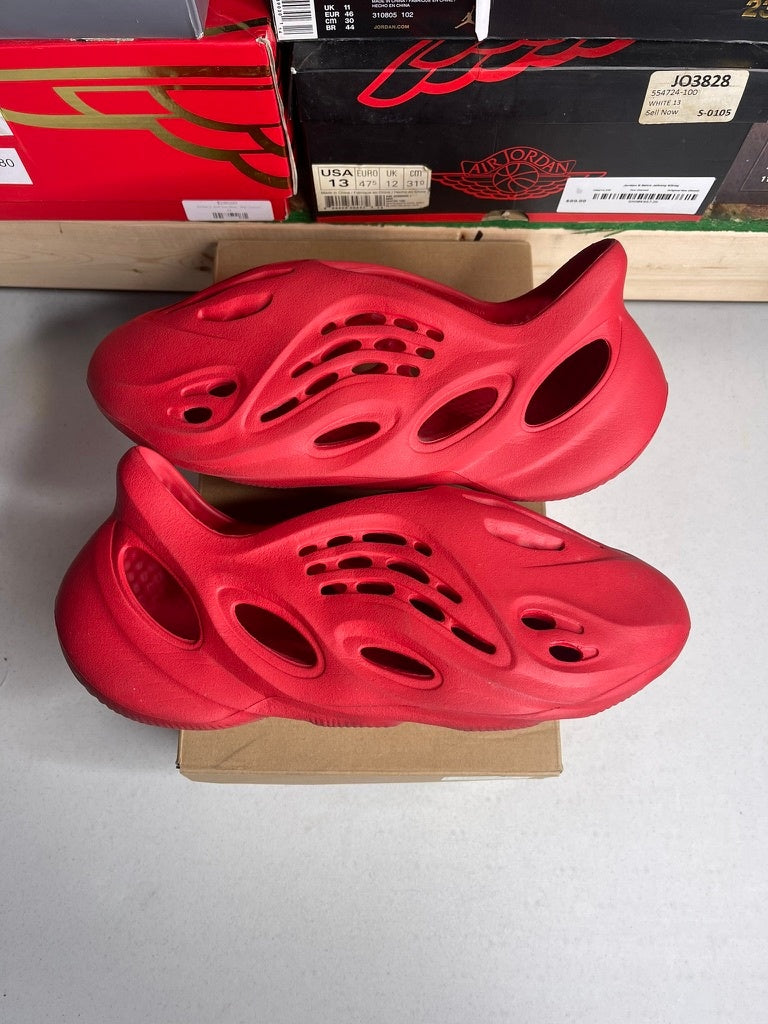 Size 11 - adidas Yeezy Foam RNNR Vermillion