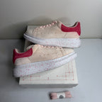 Alexander McQueen Pink Suede Sneaker