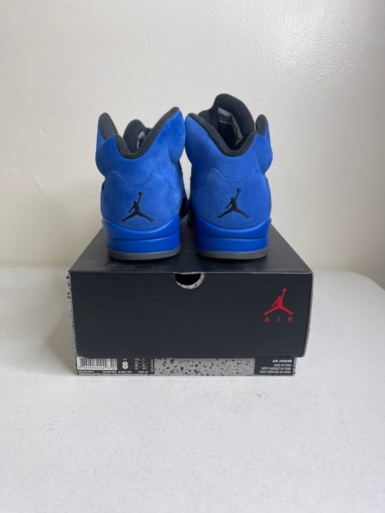 Size 8 - Jordan 5 Retro Blue Suede