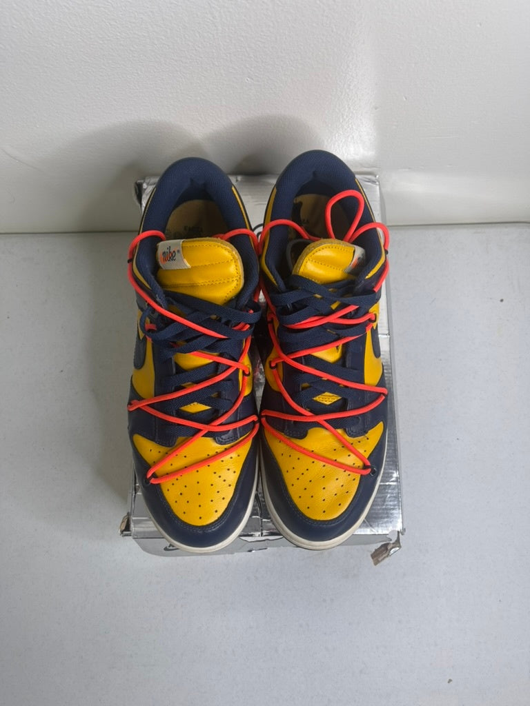 Size 12 - Nike Dunk Low Off-White University Gold