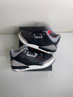 Size 6.5y - Jordan 3 Retro Black Cement (2024) (GS)