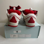 Size 7.5 - Lanvin Curb Sneaker White Red