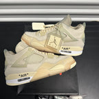 Size 11w - Jordan 4 Retro Off-White Sail (Women's)