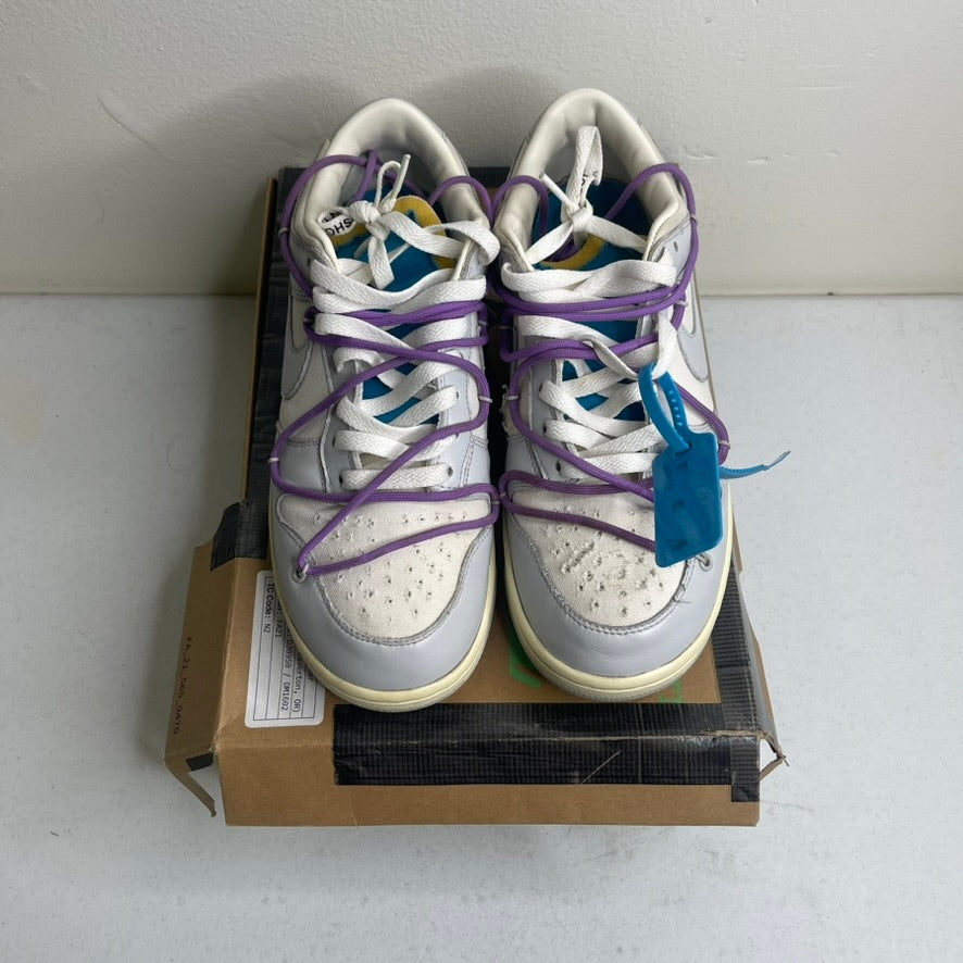 Size 9.5 - Nike Dunk Low Off-White Lot 47