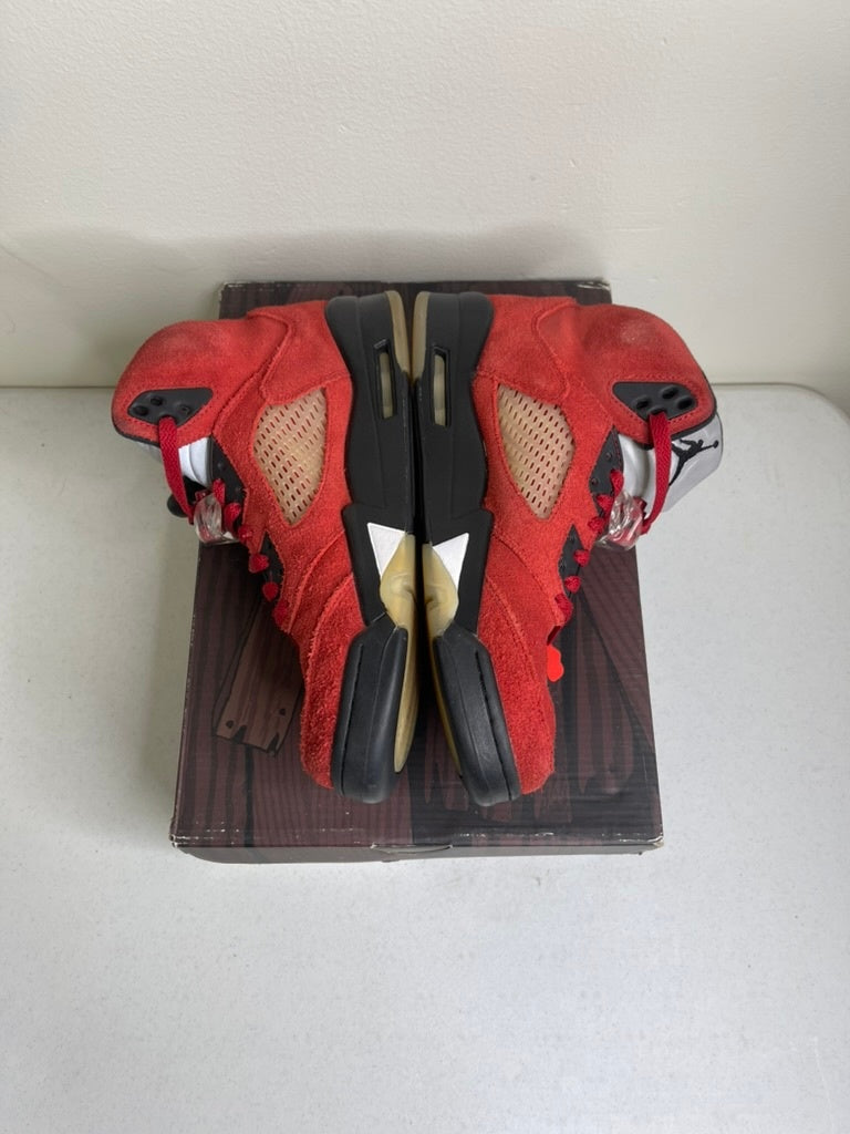 Size 8 - Jordan 5 Retro Raging Bull Red (2021)