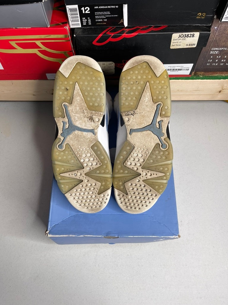 Jordan 6 Retro UNC White