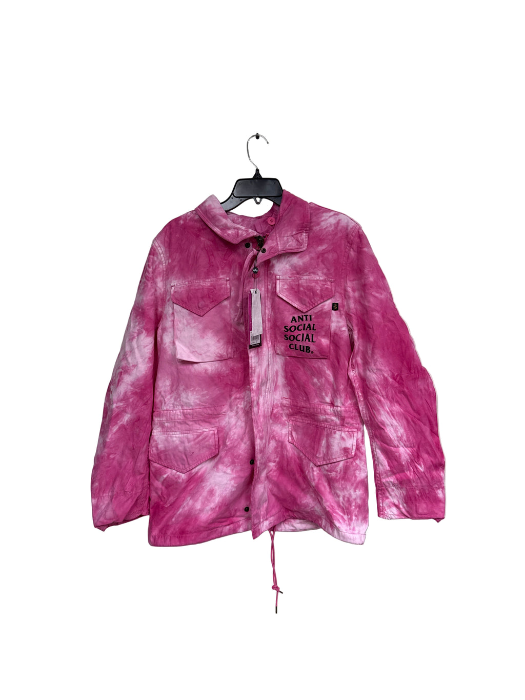 Anti Social Alpha Industries Pink Jacket