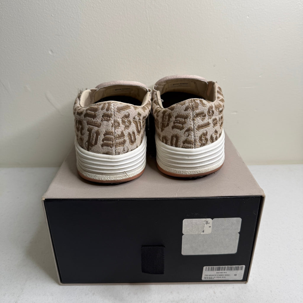 Palm Angels Women’s Beige Slip On Sneakers