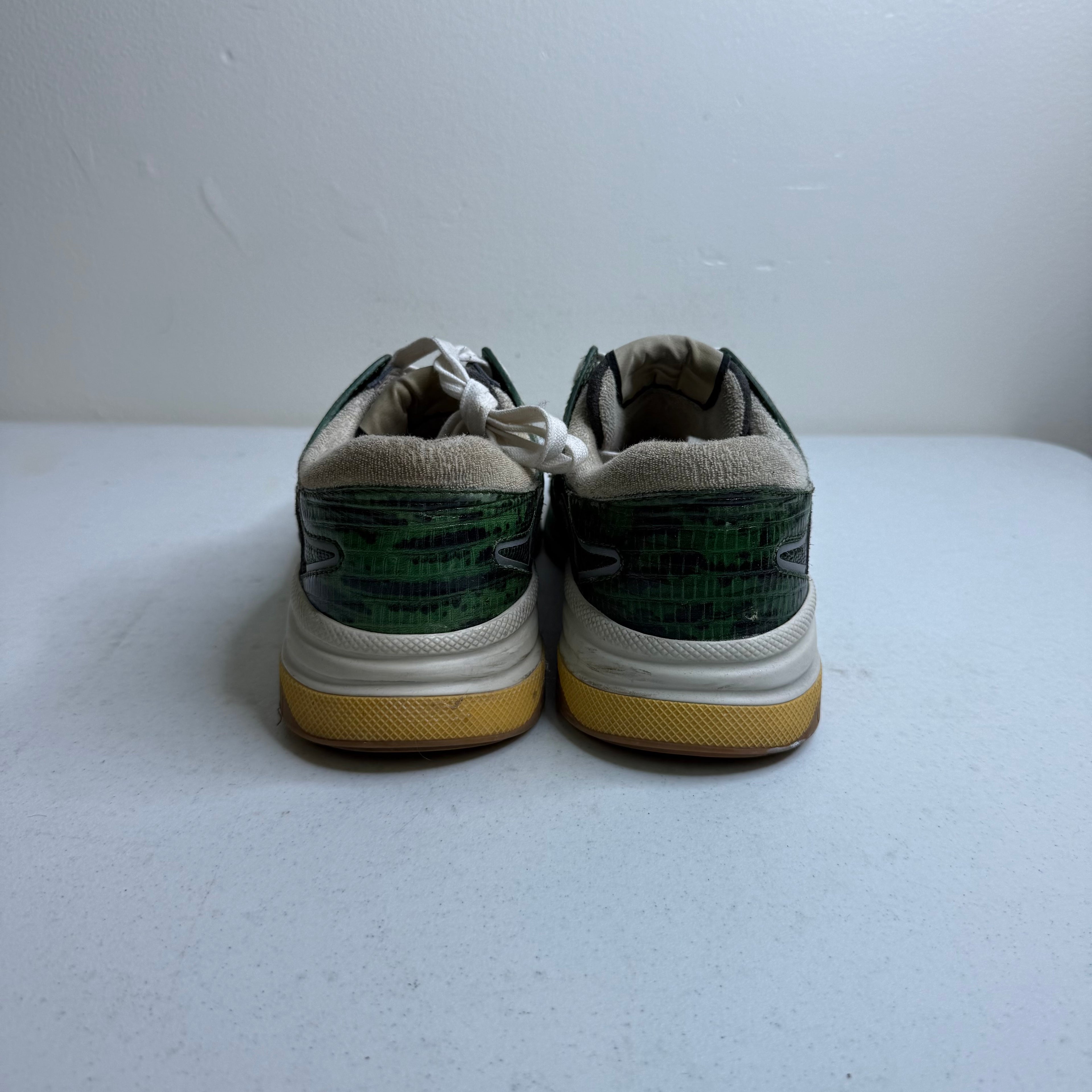 Gucci Ultrapace Trainer Green Leather