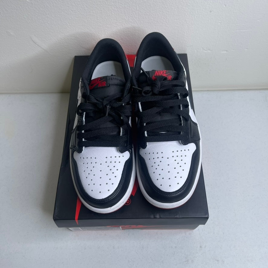 Size 8 - Jordan 1 Retro Low OG Black Toe (2023)
