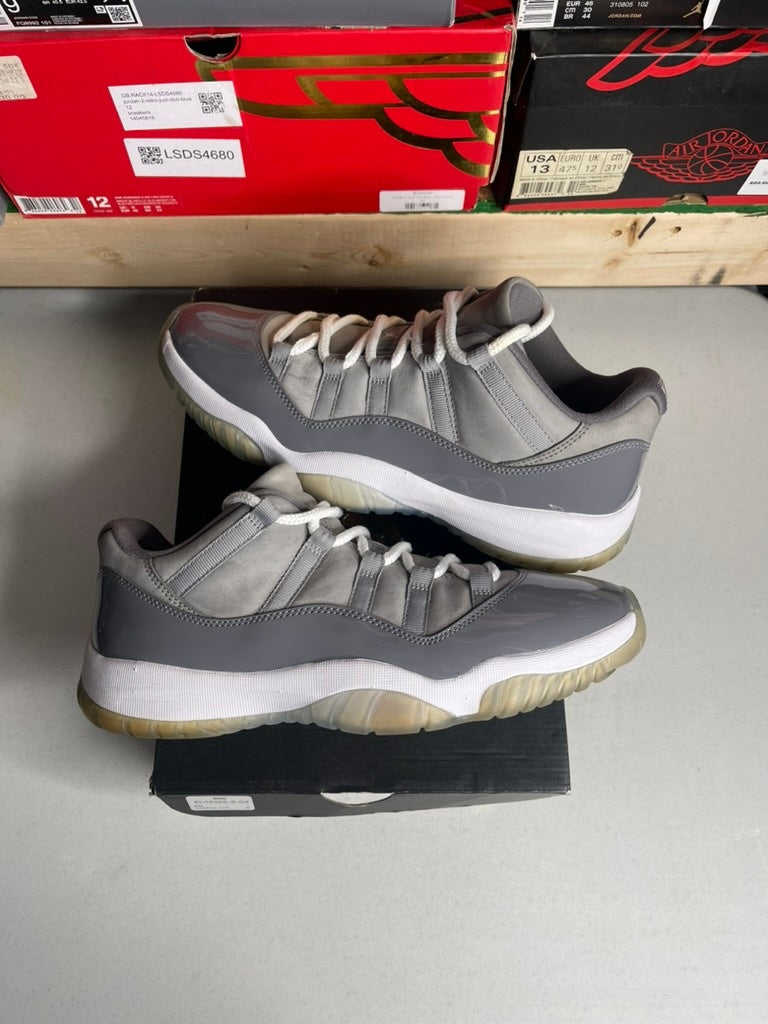 Size 10.5 - Jordan 11 Retro Low Cool Grey