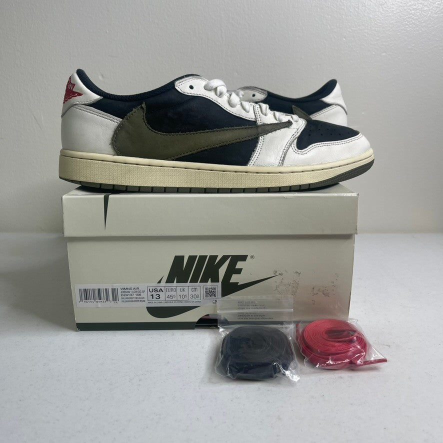Size 13w - Jordan 1 Retro Low OG SP Travis Scott Olive