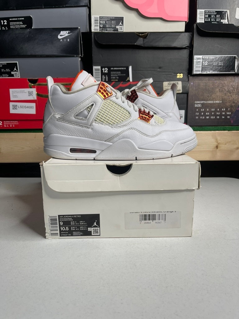 Jordan 4 Retro Metallic Orange