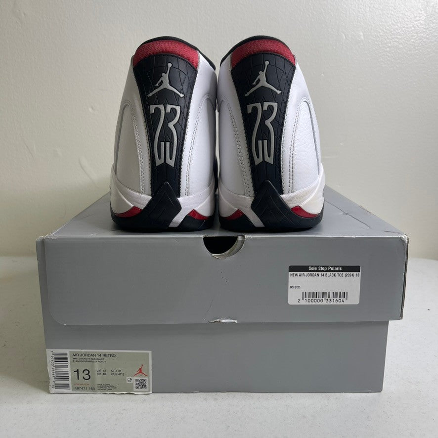 Jordan 14 Retro Black Toe (2024)
