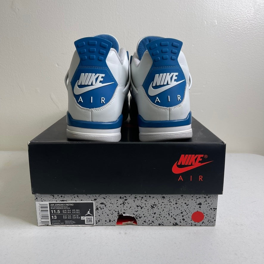 Size 11.5 - Jordan 4 Retro Military Blue (2024)