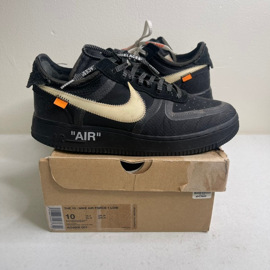 Size 10 - Nike Air Force 1 Low Off-White Black White