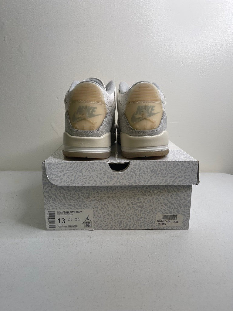 Jordan 3 Retro Craft Ivory