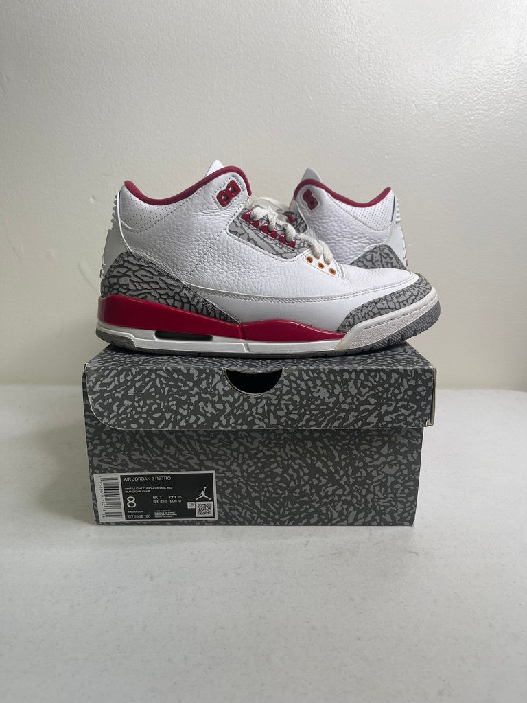 Jordan 3 Retro Cardinal Red