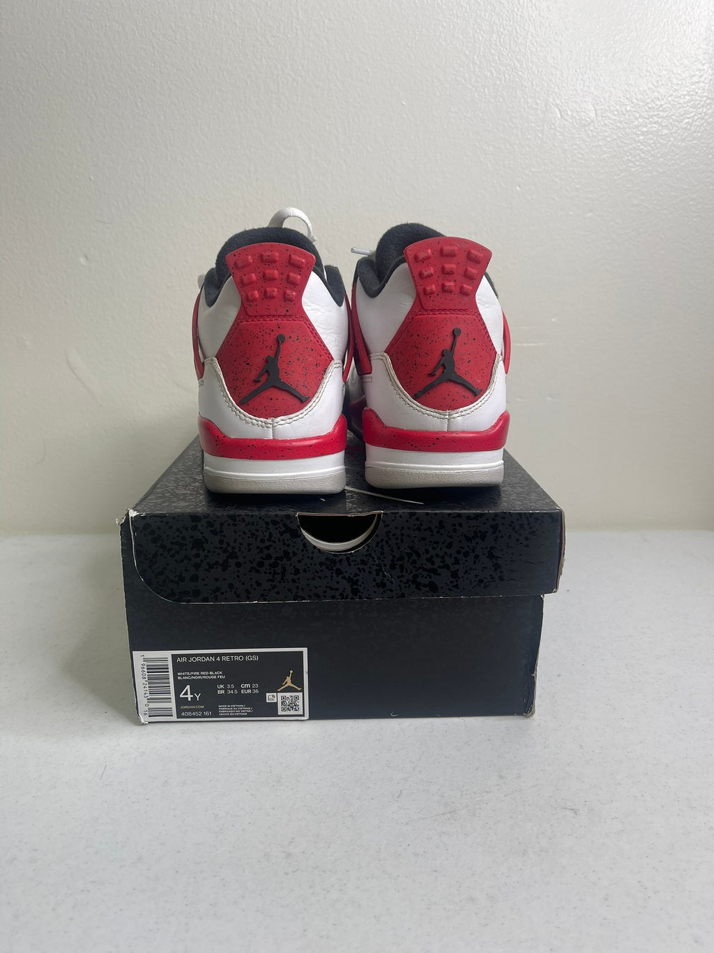 Jordan 4 Retro Red Cement (GS)