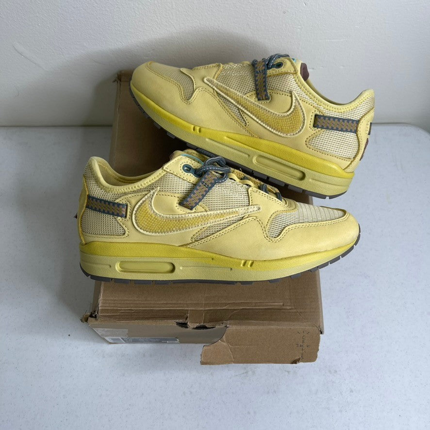 Size 8.5 - Nike Air Max 1 Travis Scott Cactus Jack Saturn Gold