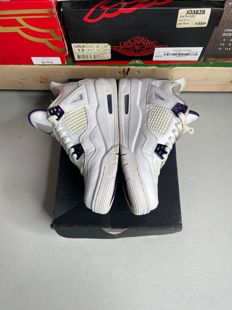 Jordan 4 Retro Metallic Purple (GS)