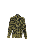 Bape Camo Shark Zip Hoodie Green