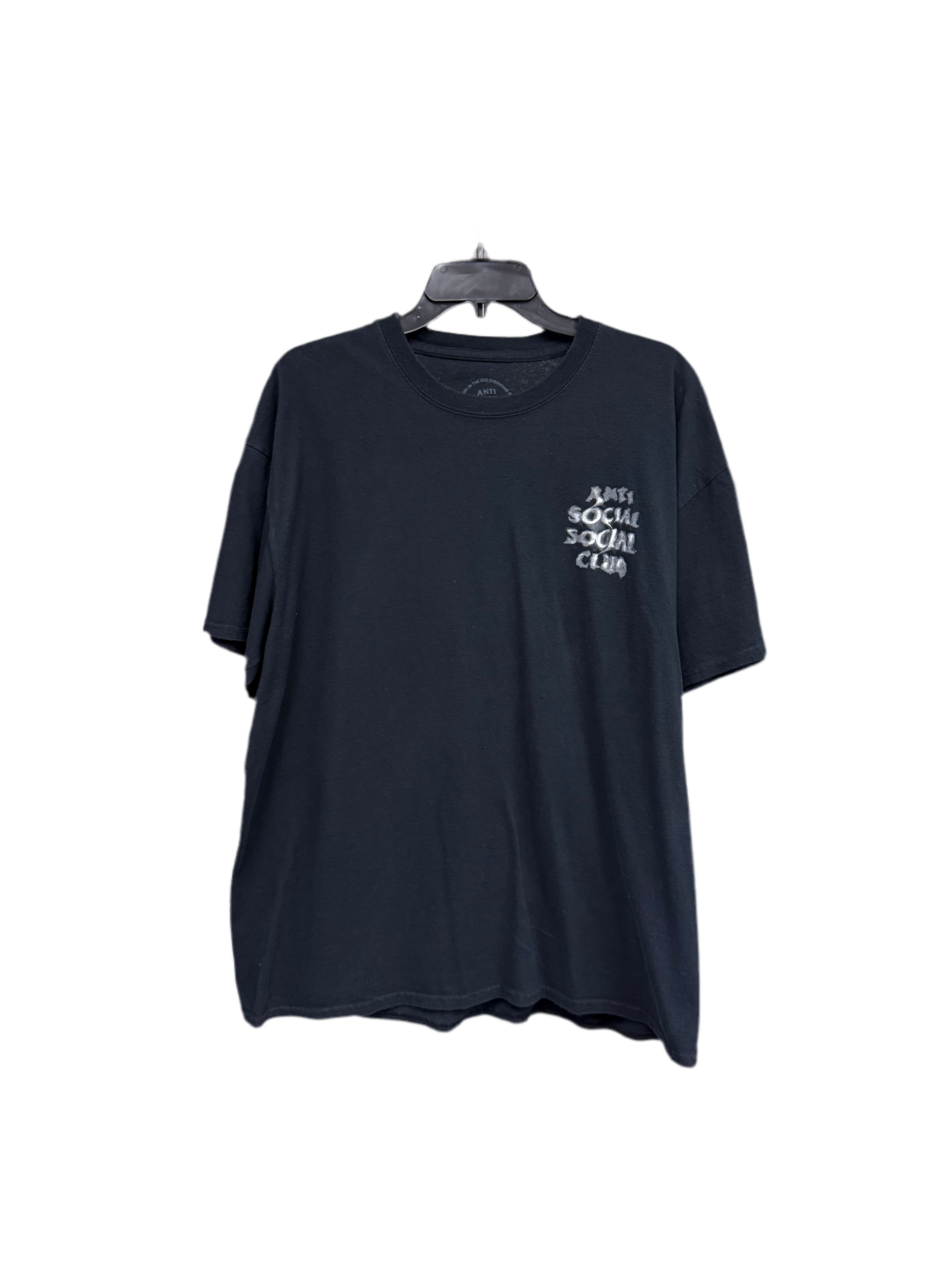 Anti Social Smoke Tee Black