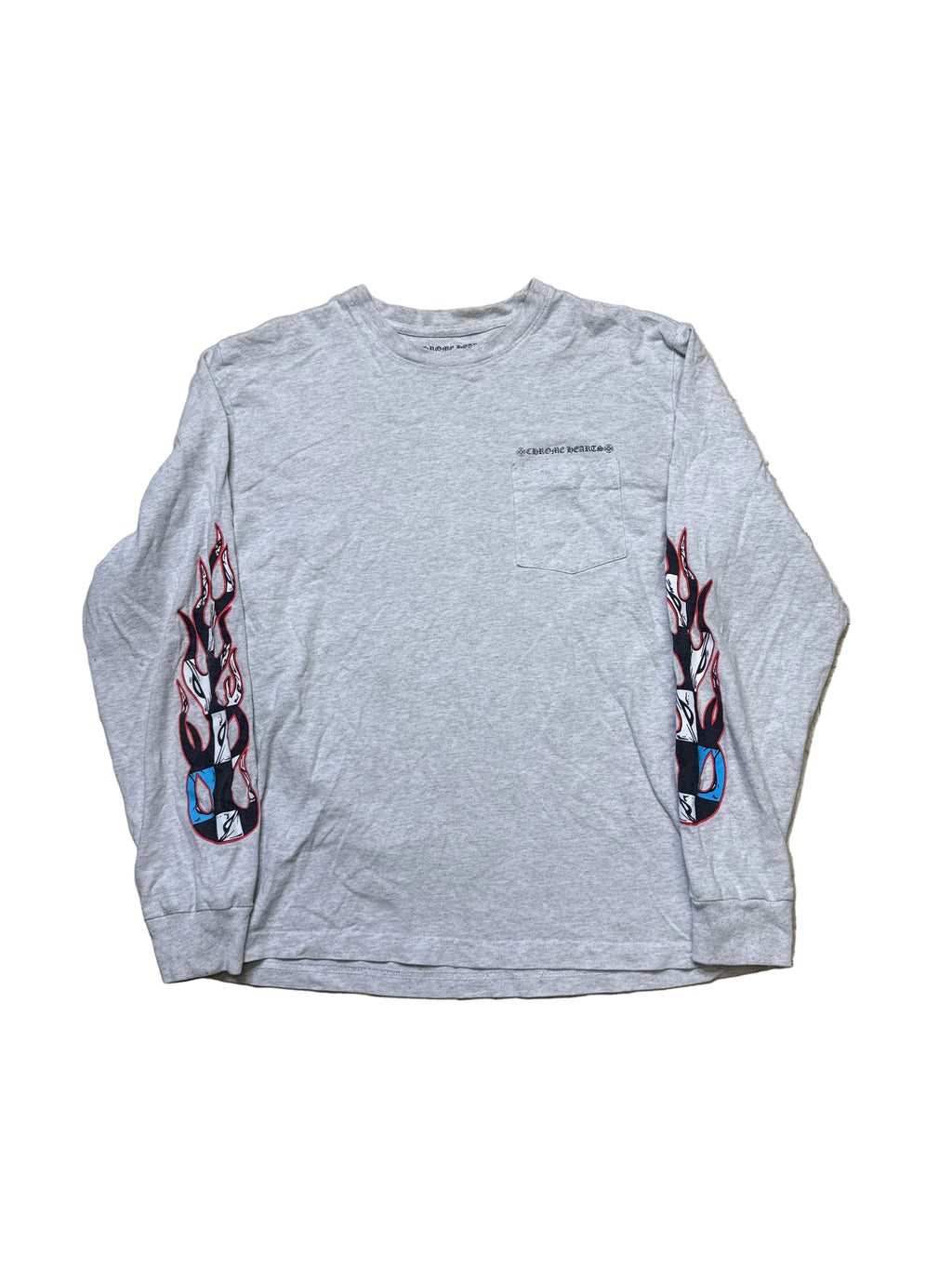 Size Large - Chrome Hearts Matty Boy Brain Long Sleeve Ash Grey