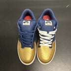 Size 10.5 - Nike SB Dunk Low Supreme Jewel Swoosh Gold